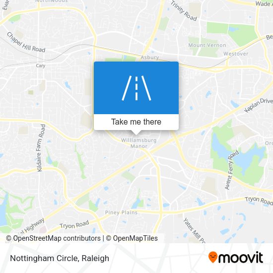 Mapa de Nottingham Circle