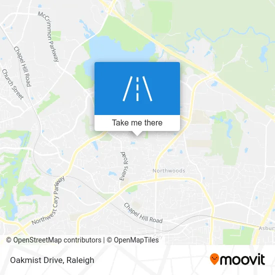 Oakmist Drive map