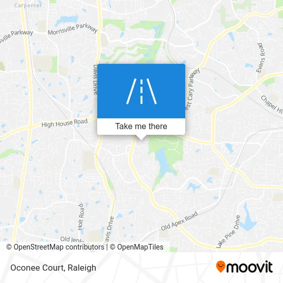 Oconee Court map