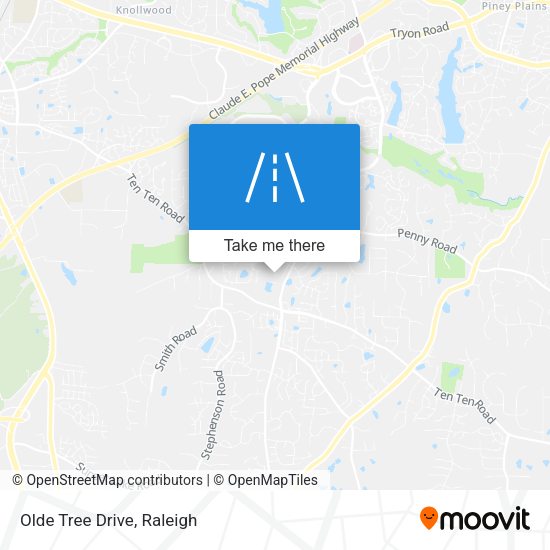 Mapa de Olde Tree Drive