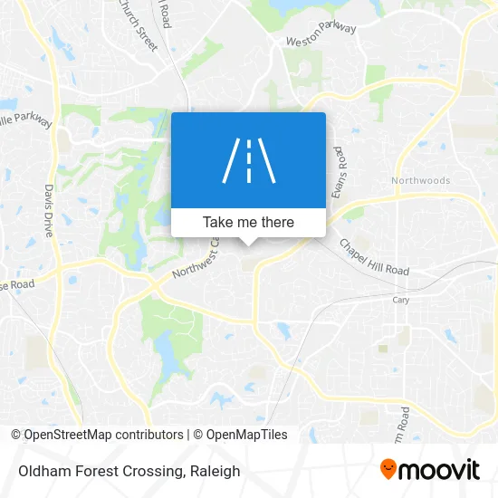 Oldham Forest Crossing map