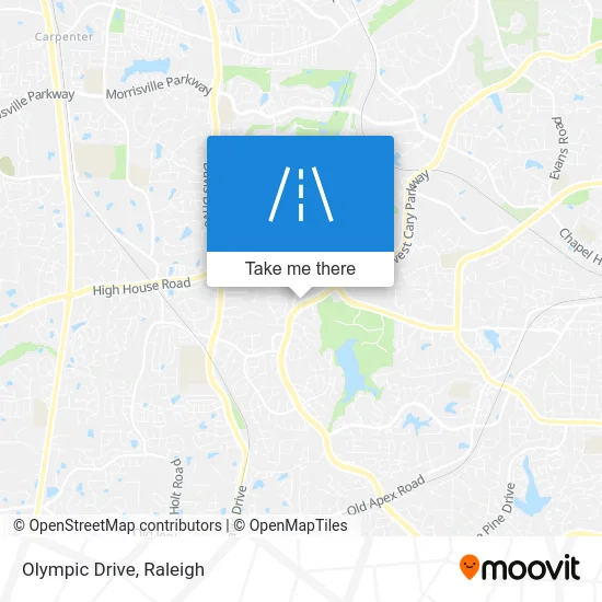 Olympic Drive map