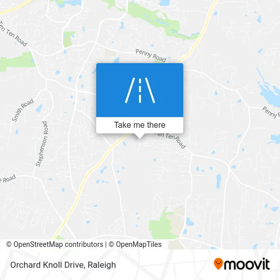 Orchard Knoll Drive map