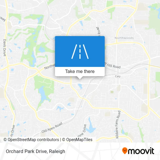 Orchard Park Drive map