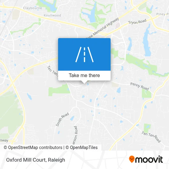 Oxford Mill Court map