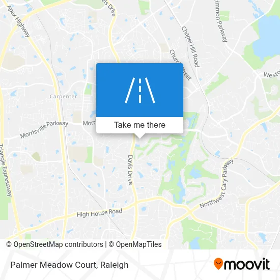 Palmer Meadow Court map