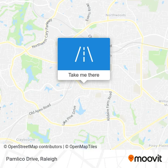 Pamlico Drive map