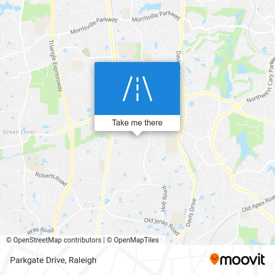 Parkgate Drive map