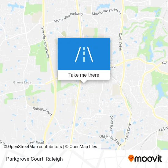 Mapa de Parkgrove Court