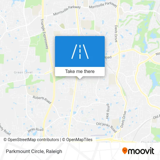 Parkmount Circle map