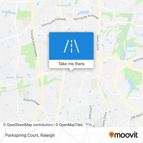 Parkspring Court map