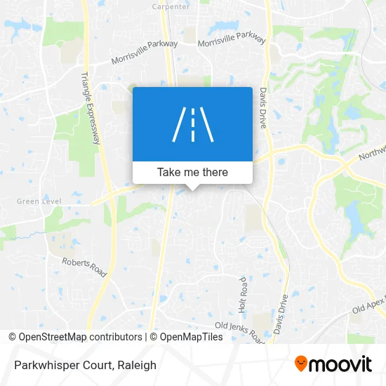 Parkwhisper Court map