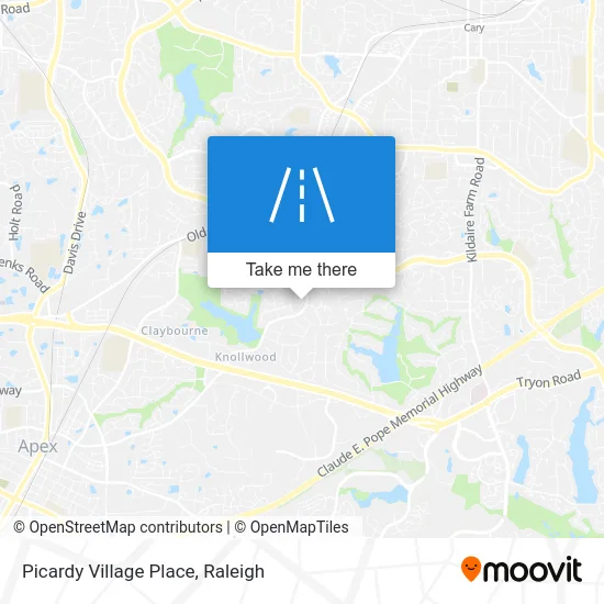 Picardy Village Place map