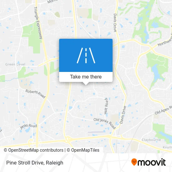 Pine Stroll Drive map