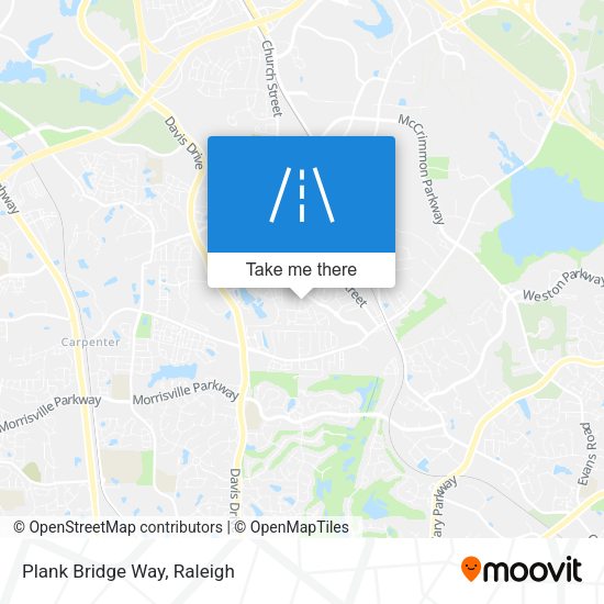 Mapa de Plank Bridge Way