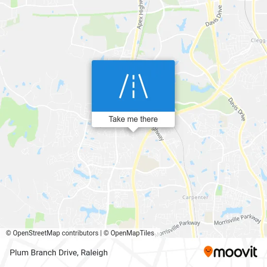 Plum Branch Drive map