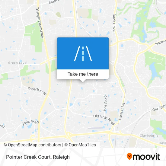 Pointer Creek Court map