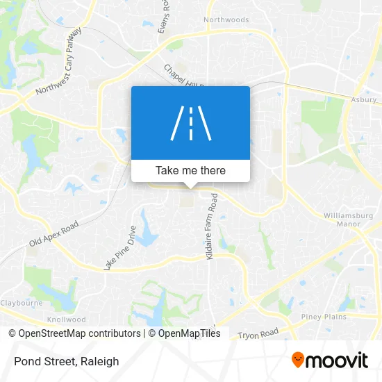 Pond Street map