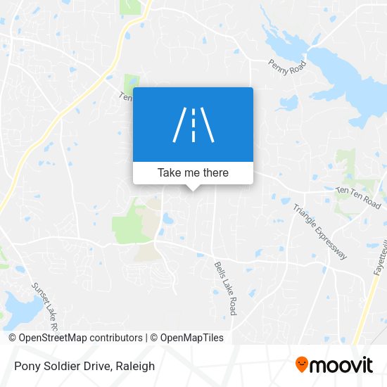 Mapa de Pony Soldier Drive