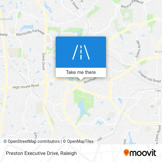 Preston Executive Drive map