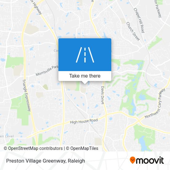 Preston Village Greenway map