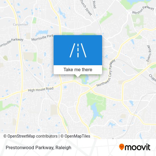 Mapa de Prestonwood Parkway
