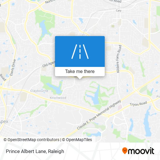 Mapa de Prince Albert Lane