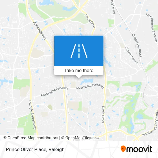 Prince Oliver Place map