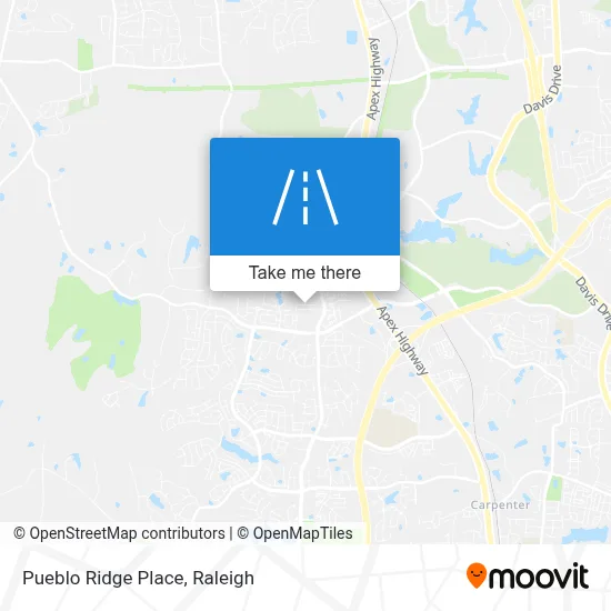Pueblo Ridge Place map