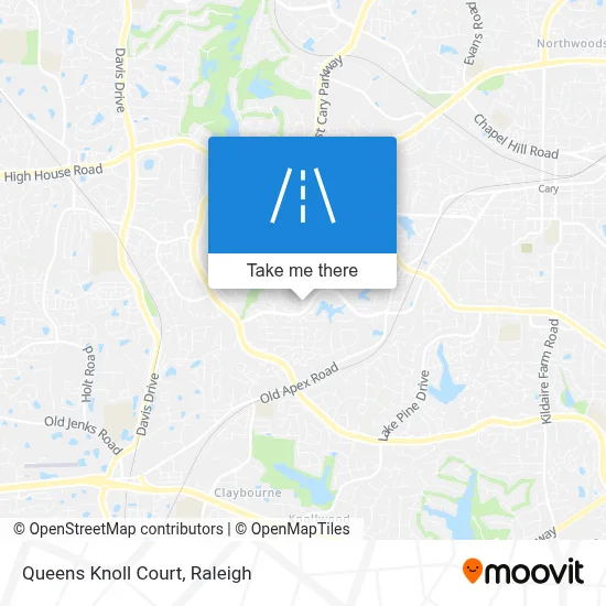 Queens Knoll Court map