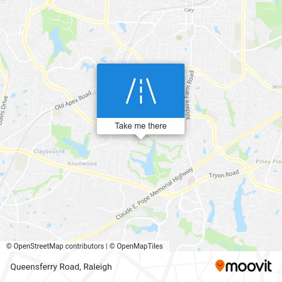 Queensferry Road map