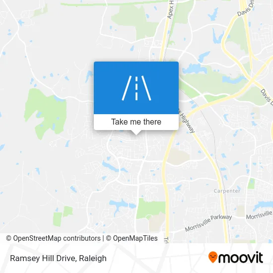 Ramsey Hill Drive map