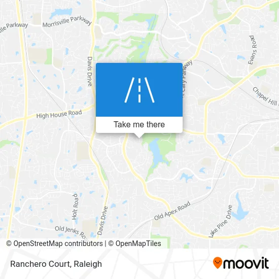 Mapa de Ranchero Court