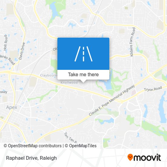 Mapa de Raphael Drive