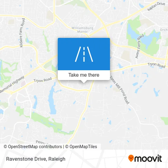 Ravenstone Drive map