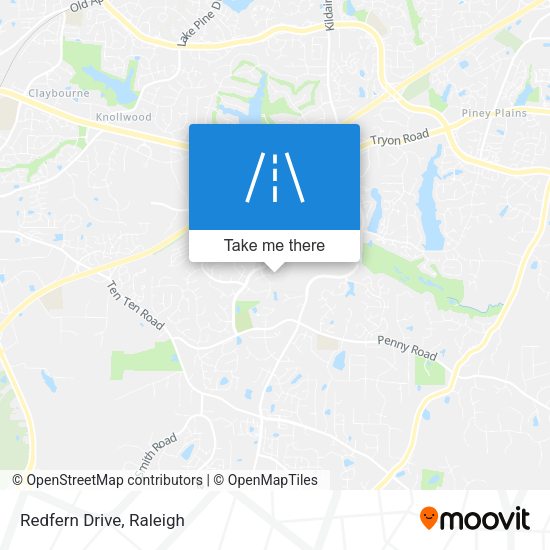 Mapa de Redfern Drive