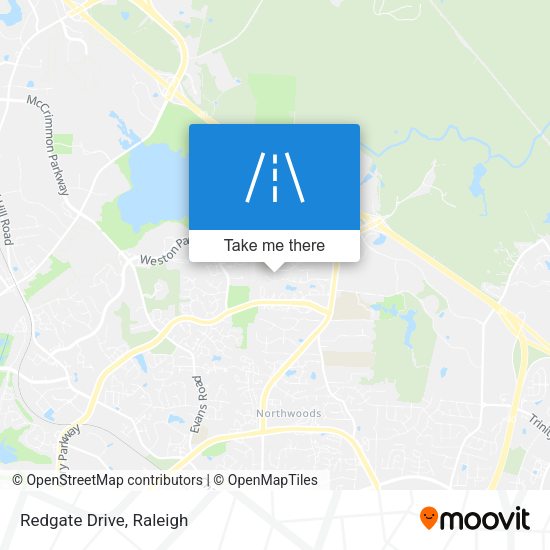 Redgate Drive map