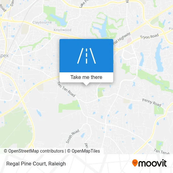 Regal Pine Court map