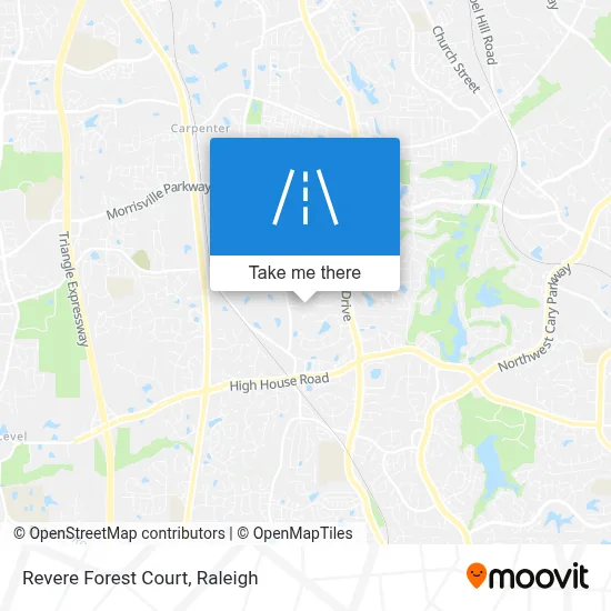 Revere Forest Court map