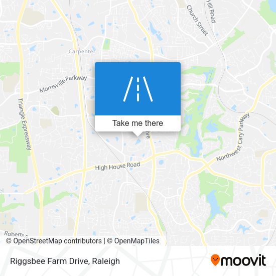 Mapa de Riggsbee Farm Drive