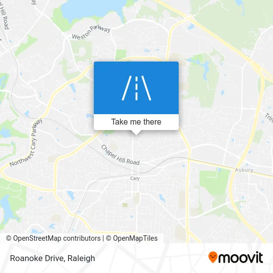 Roanoke Drive map
