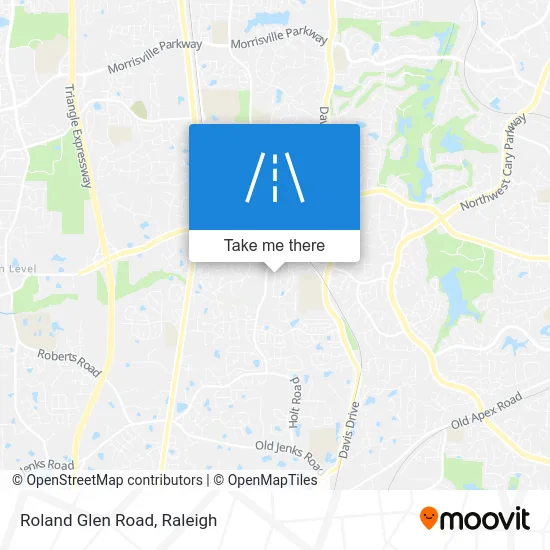 Roland Glen Road map