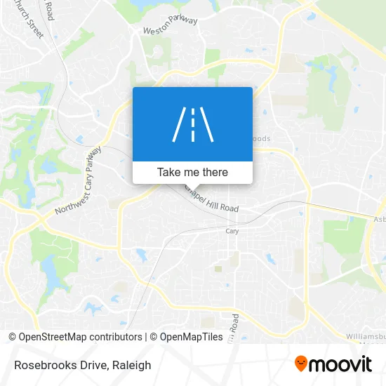 Rosebrooks Drive map