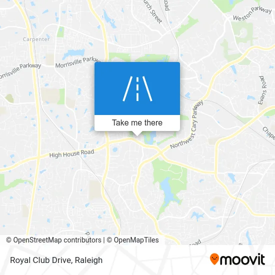 Royal Club Drive map