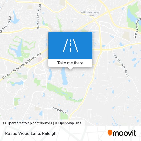 Mapa de Rustic Wood Lane