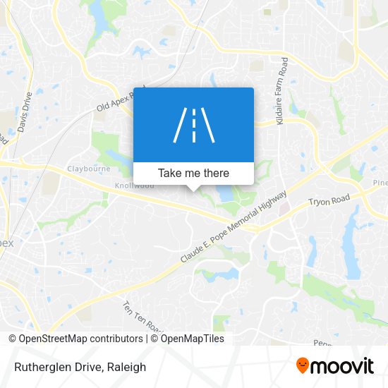 Mapa de Rutherglen Drive