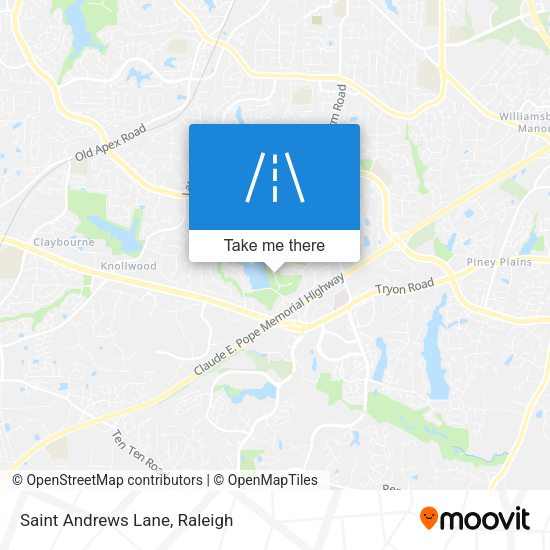 Mapa de Saint Andrews Lane