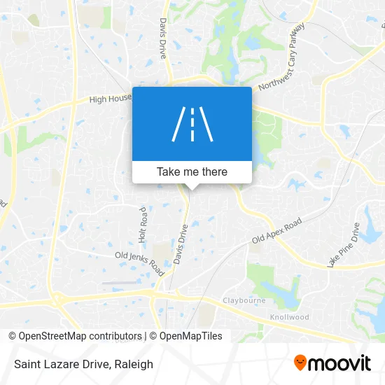 Saint Lazare Drive map