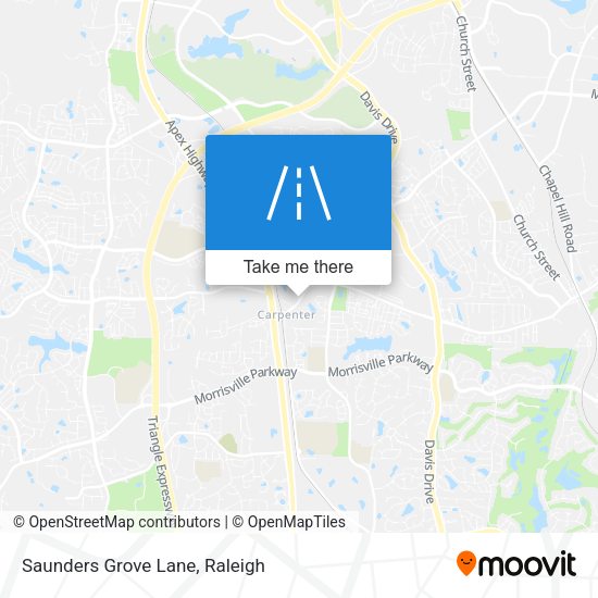 Mapa de Saunders Grove Lane
