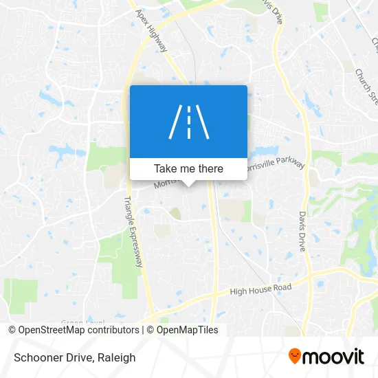 Schooner Drive map